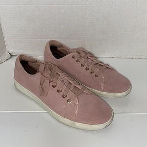 Vionic Brinley Casual Sneaker Pink Suede Sz 10